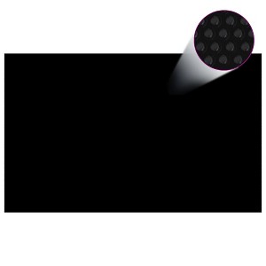 vidaXL Pool Cover Black Polyethylene 102.4 x 63.0 in - 1 of 4