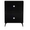 Okak Shoe Cabinet, Storage Cabinet with 3 Metal Handle Drawers and 1 Open Shelf, Cabinet for Entryway - 4 of 4