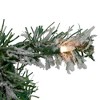 Northlight Pre-lit Flocked Victoria Pine Artificial Christmas Garland - 9' x 8" - Clear Lights - 2 of 3
