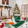 3" Dupioni Double-Sided Ribbon Green & Gold - National Tree Company - 2 of 4