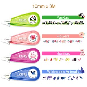 Wrapables Novelty Sticker Machine Pens, Decorative Stationery Supplies for Home Office School, Animals and Nature - 1 of 1