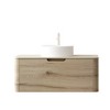 GDFStudio Winfough Modern Bathroom Vanity with Round Basin and Drawer - 4 of 4