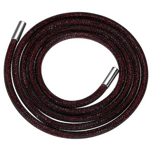 Unique Bargains Round Bling Rhinestone Tube Rope for Sneakers Sweaters - 1 of 4
