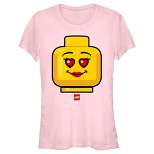 Junior's LEGO Heart Eyes Face T-Shirt