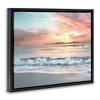Stupell Industries Morning Sunrise Beach Landscape Floating Frame Canvas Art, Black, 21" x 17" - 2 of 4