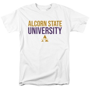 Men's Alcorn State University Official Stacked T-Shirt - 1 of 4