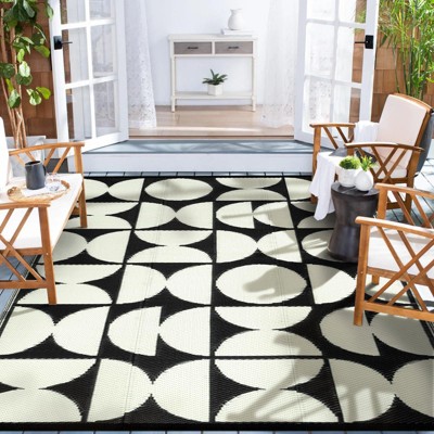 Lahome New Style Series Outdoor Plastic Straw Rug-Waterproof Reversible Mat for Patio, Backyard, Camping, RV Awning