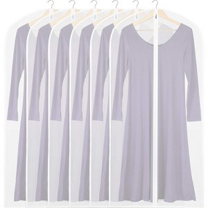 Clear Garment Bags, Zippered Covers for Suits, Dresses, Costumes & Uniforms - 1 of 4