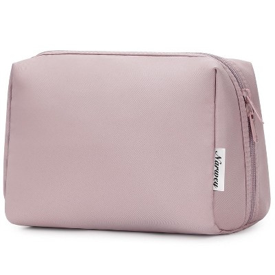 Narwey Striped Makeup Bag Travel Cosmetic Bag Organizer Toiletry Bag