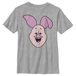 Boy's Winnie the Pooh Piglet Big Face T-Shirt - 1 of 4