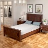 FDW 6 Inch Green Tea Memory Foam Mattress Cooling Gel Infused Mattress Fiberglass Free/CertiPUR-US Certified/Bed-in-a-Box,White - 2 of 4