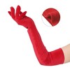 INSPIRE CHIC Women's Velvet Elbow Length Full Finger Gloves - 3 of 4
