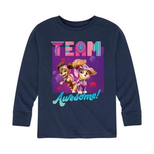 Boys' - Paw Patrol - Team Awesome Long Sleeve Graphic T-Shirt - 1 of 4