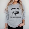 Simply Sage Market Women's Graphic Sweatshirt Yellowstone Fluffy Cows - 2 of 4
