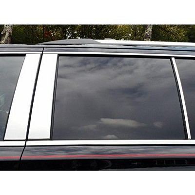 QAA is Compatible with 2021-2023 Suburban and Tahoe 6 Piece Stainless Pillar Post Trim, PP61191