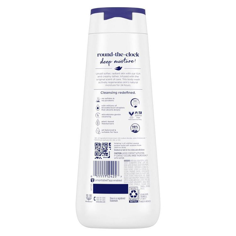 Dove Deep Moisture Body Wash Nourishes the Driest Skin 24hr Lotion-Soft Skin, 2 of 12