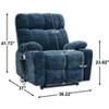 Power Lift Recliner Chair for Elderly, Dual Motor Power Lift Recliner Chair 180 Deg Lay Flat Sleeper Electric Recliner Chair Sofa with Remote Control - 2 of 4