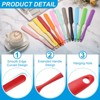 Unique Bargains Silicone Jar Spatula,  Heat Resistant Jam Spreader Non-Stick Long with Handle - 3 of 4