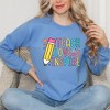Simply Sage Market Women's Graphic Sweatshirt Teach Love Inspire Pencil - 2 of 4