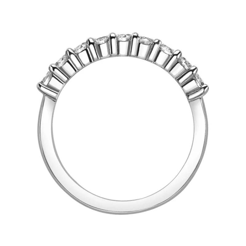 Pompeii3 1/2 Ct Lab Created Diamond Wedding Ring 14K White Gold, 2 of 4