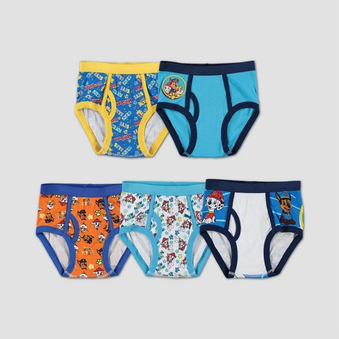 Paw Patrol Boys Boxer Briefs Underwear 3 Pairs Size XS 4 Cartoon
