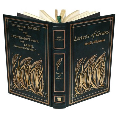 Leaves of Grass Leather-Bound Hardcover Poetry Collection