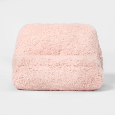 Faux Fur Tablet Holder Pink - Pillowfort™