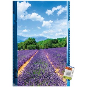 Trends International Lavender Field Unframed Wall Poster Prints - 1 of 4