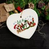 Radiant Charm Let it Snow Christmas Ornament| OrnamentallyYou - 4 of 4