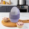 Unique Bargains Disposable Baking Cups Greaseproof Paper 1.97"x1.18" 100 Pcs - 2 of 4