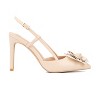 New York & Company Rosemarie Women's Flower Slingback Heels - 2 of 4
