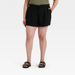 Women's High-Rise Pull-On Shorts - Universal Thread™ - 1 of 3