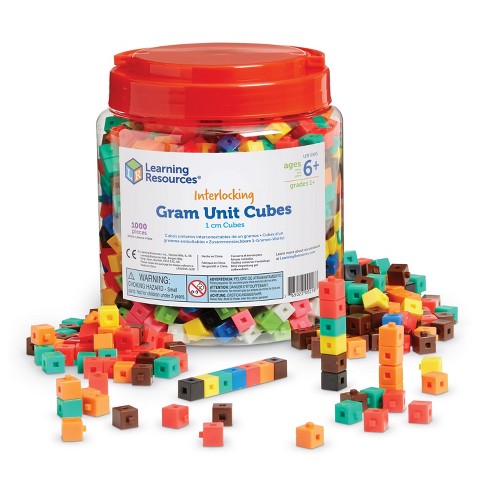 Learning Resources Gram Unit Cubes, Set Of 1000, Ages 6+ : Target