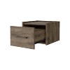 Grungis Wall-Mounted Floating Nightstands with Drawer & Shelf,Wall Mounted Night Stand with Space-Saving for Bedroom Furniture - 2 of 4