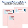 Avery Mini Sheets Address Labels 2 x 4 White 100/Pack 2163 - 3 of 4