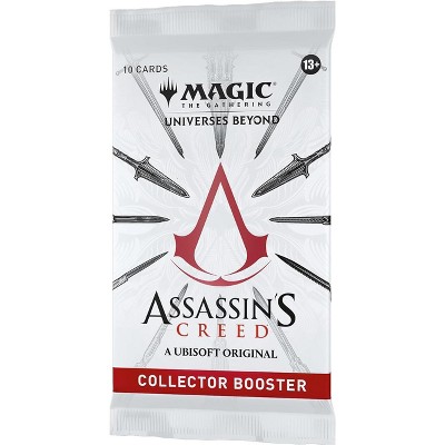 MAGIC THE GATHERING Magic: The Gathering - Assassin’s Creed Collector Booster | 10 Cards in Each Pack | Collectible Trading Card Game for Ages 13+