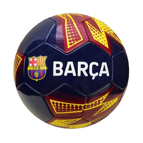 FC Barcelona Football Collection Gold Metallic Size 5 Soccer Ball Practice Sport 