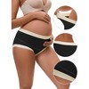 INSPIRE CHIC Women's Maternity Full Coverage Briefs Plus Size High Waisted Elasticity Invisible Panties - 3 of 4