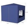 10x10 Heavy Duty Outdoor Party Tent with 4 Removable Walls - Waterproof Wedding Canopy Gazebo for Events, Backyard & Gatherings, White - 2 of 4
