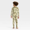 Kids' Long Sleeve Snuggly Soft Pajama Set - Cat & Jack™ - 2 of 4