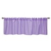 Everyday Kids Light Purple 60x15” Window Valance for Toddler & Baby Girls Bedrooms — Lavender Window Décor - 4 of 4