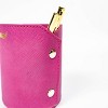 Elevation by Tina Wells Saffiano Vegan Leather Pen Holder Cup - image 2 of 4