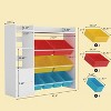 Kids Toy Storage Organizer w/8 Removable Toy Bins & 3 Storage Cubbies, Kids Bookshelf and Toy Storage, Bookcase Storage Cabinet - 2 of 4