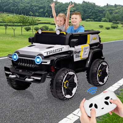 Garvee Kids Ride On Truck, 12V Powered Electric Vehicle with Spring Suspensions,Remote Control