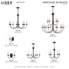 Livex Lighting Heritage 5 - Light Chandelier in  Black - 2 of 4