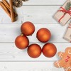 Northlight Shatterproof Matte Christmas Ball Ornaments 2.5" (60mm) - Burnt Orange - 60ct - 2 of 4