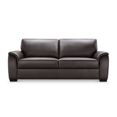 target leather sofa