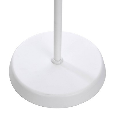 Minimalist White Metal Adjustable Task Floor Lamp
