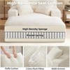Aukfa Corduroy Sleeper Sofa Bed & Cloud Lounge Chair,No Assembly, Deep Seat, Armrests, 2 Pillows | Boneless Upholstered Chaise for Indoor Comfort - 2 of 4