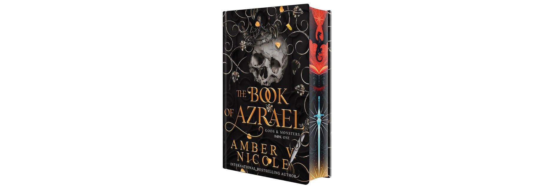 The Book of Azrael: Deluxe Limited Edition - by Amber V Nicole (Hardcover)